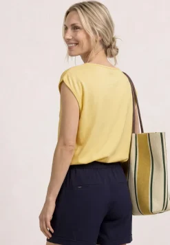 Basic Shirt mit U-Boot-Ausschnitt