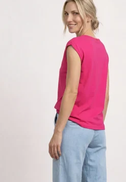 Basic Shirt mit U-Boot-Ausschnitt