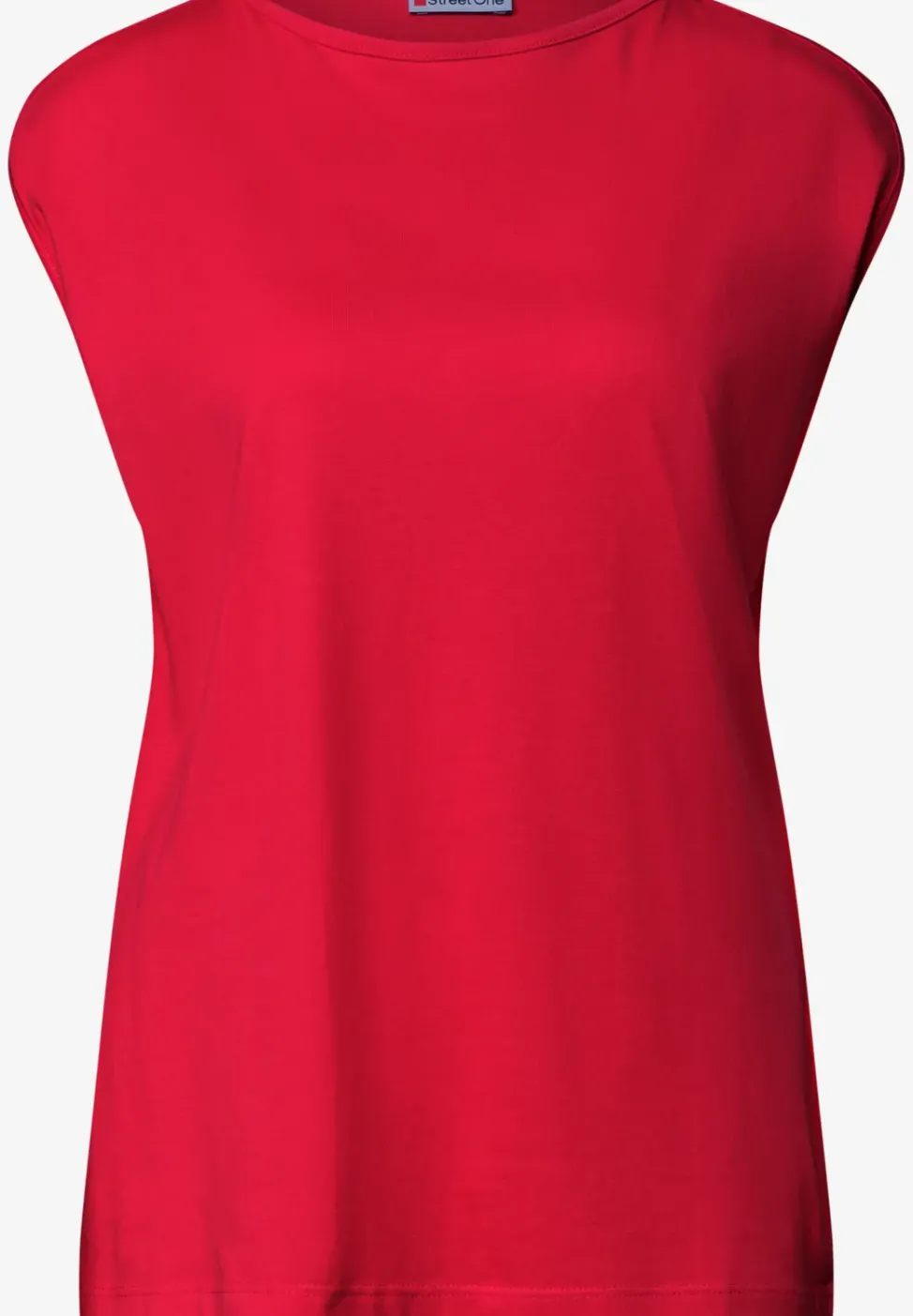 Basic Shirt mit U-Boot-Ausschnitt
