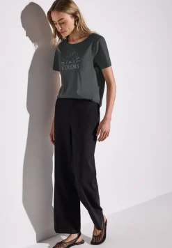 Basic Shirt mit Wording