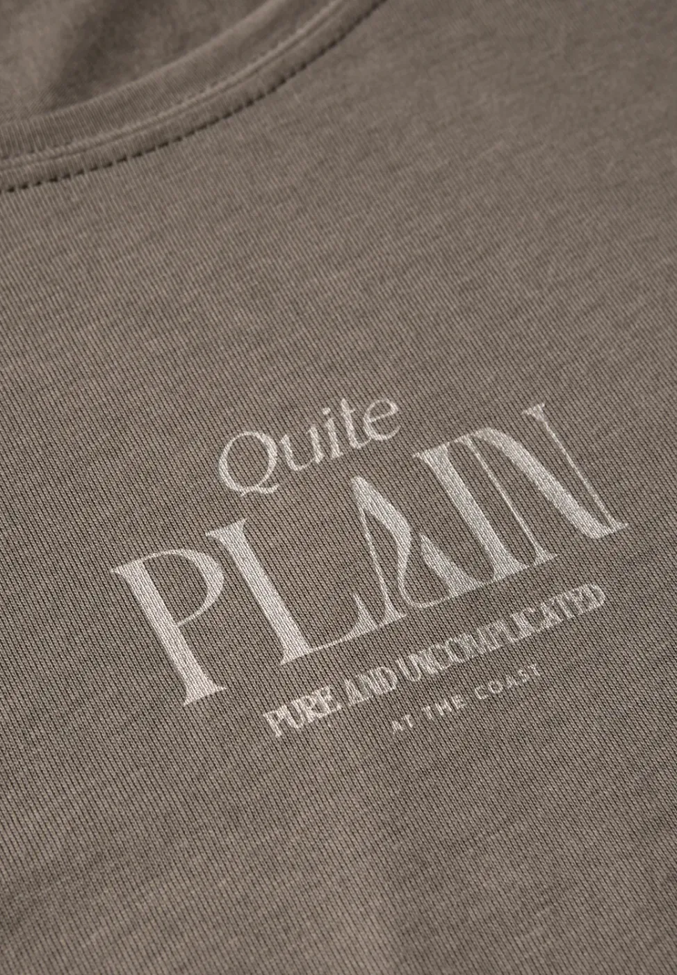 Basic Shirt mit Wording