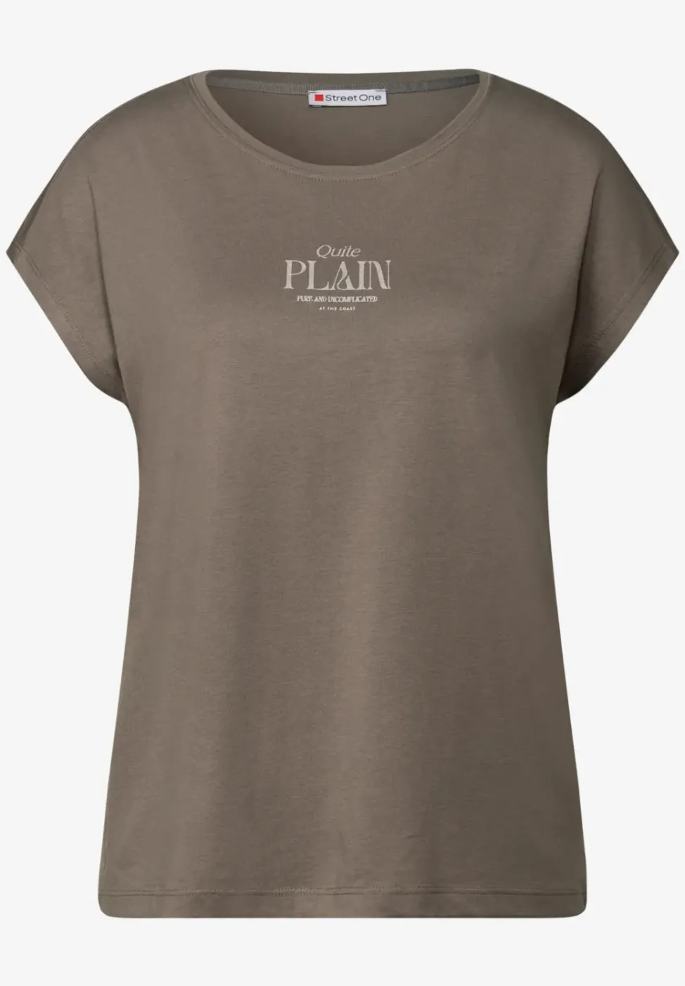 Basic Shirt mit Wording