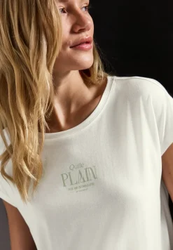 Basic Shirt mit Wording