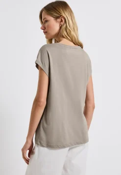 Basic Shirt mit Wording