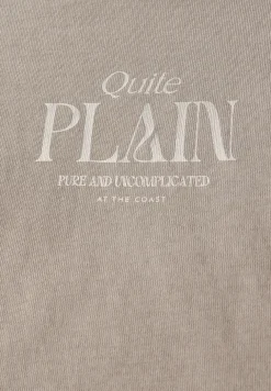 Basic Shirt mit Wording