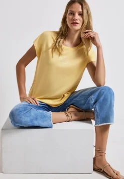 Basic Shirt mit Wording