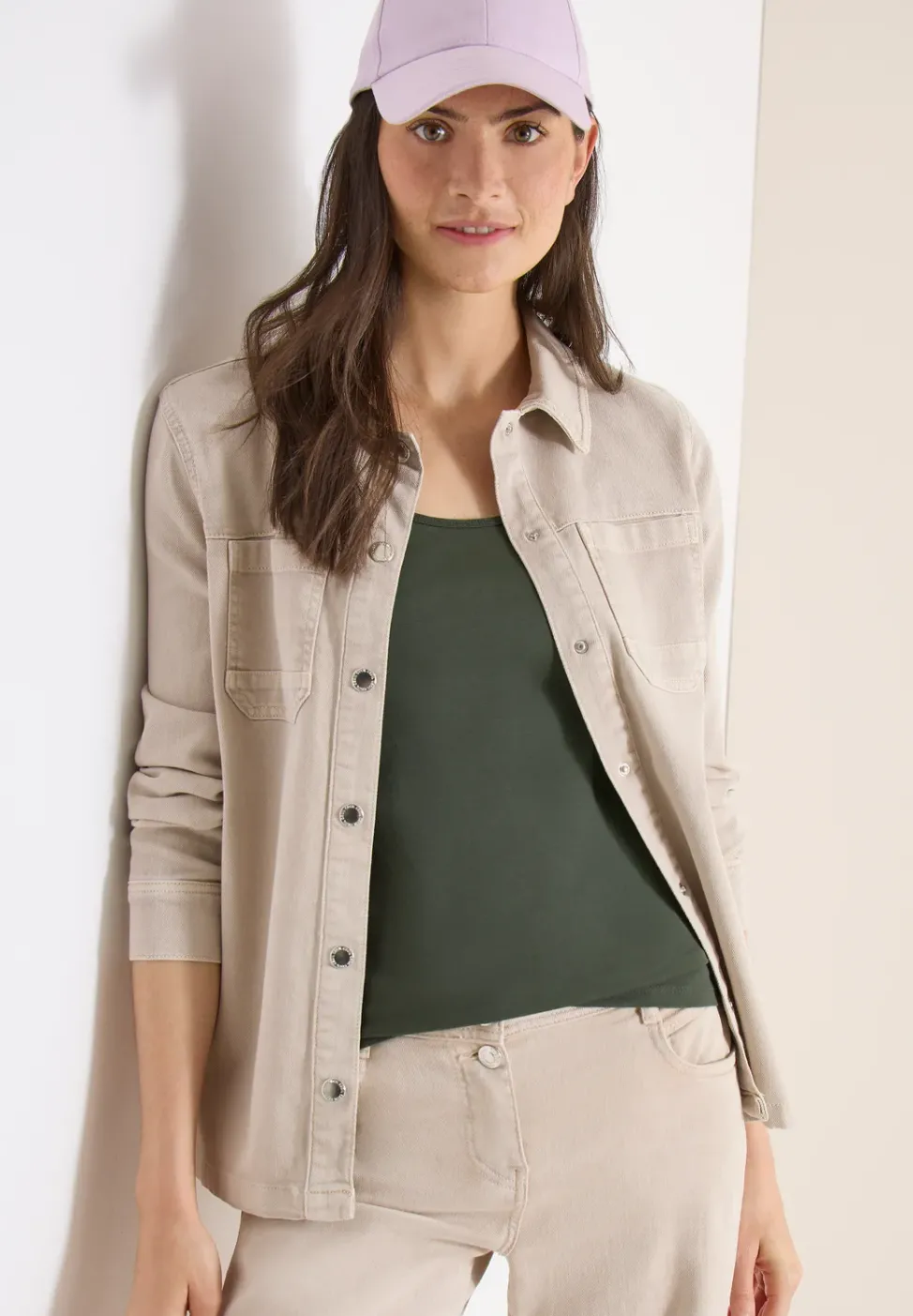 Basic Top aus reiner Baumwolle