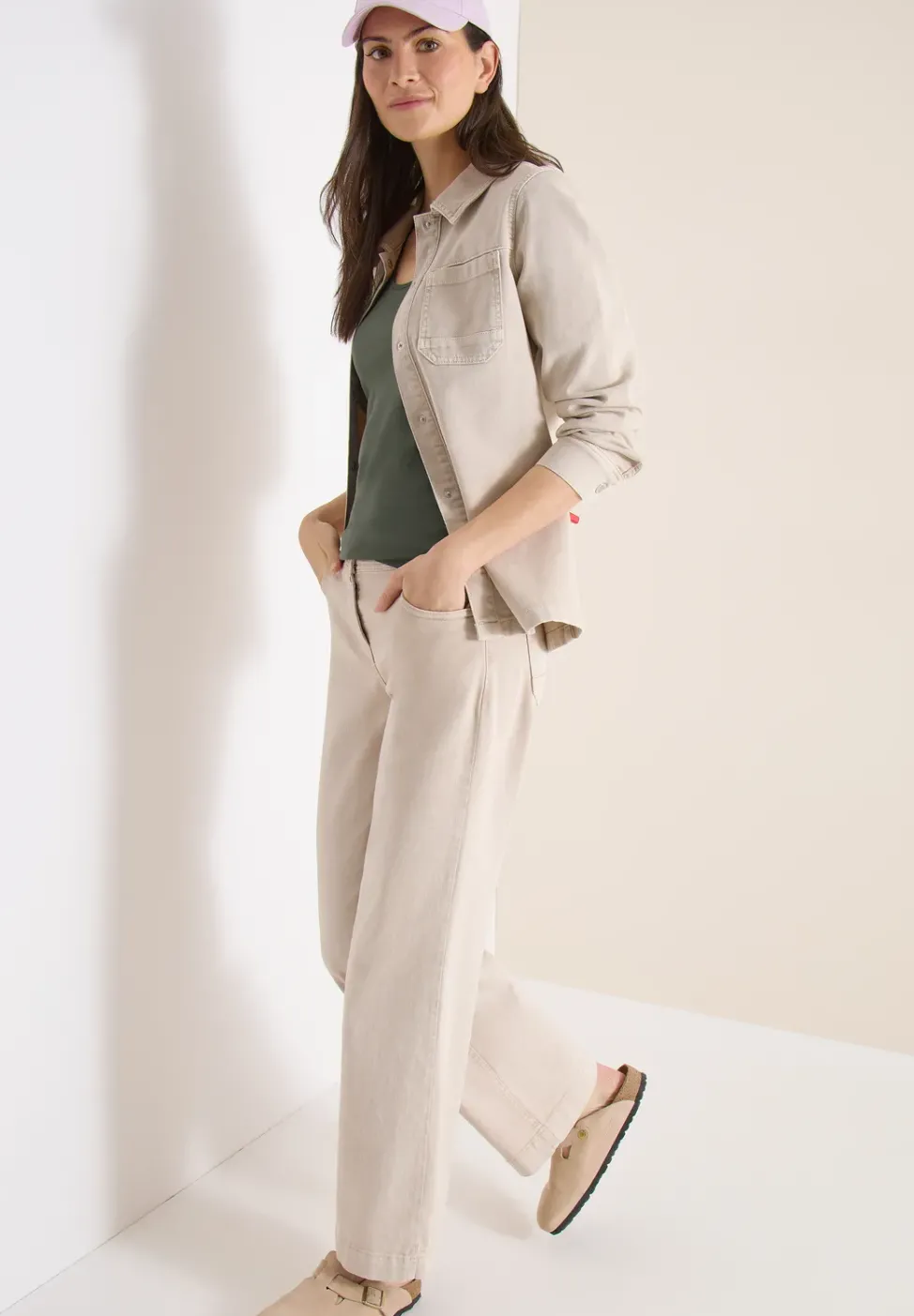 Basic Top aus reiner Baumwolle