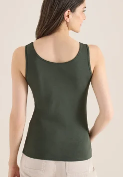 Basic Top aus reiner Baumwolle