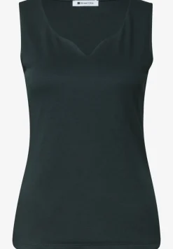 Basic Top mit Herzausschnitt