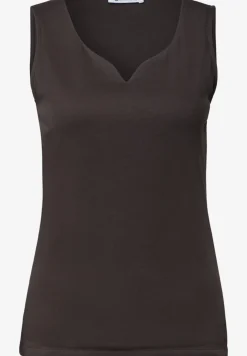 Basic Top mit Herzausschnitt