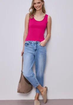 Basic Top mit Rundhals aus Jersey
