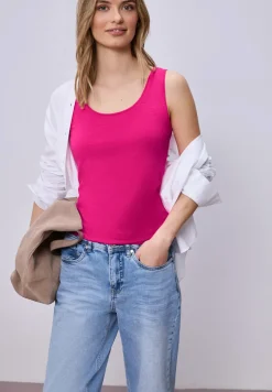 Basic Top mit Rundhals aus Jersey