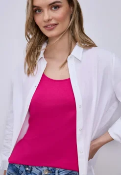 Basic Top mit Rundhals aus Jersey