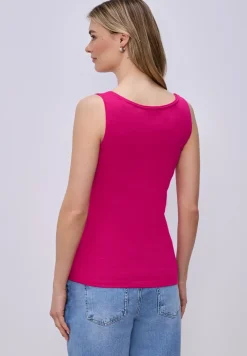 Basic Top mit Rundhals aus Jersey