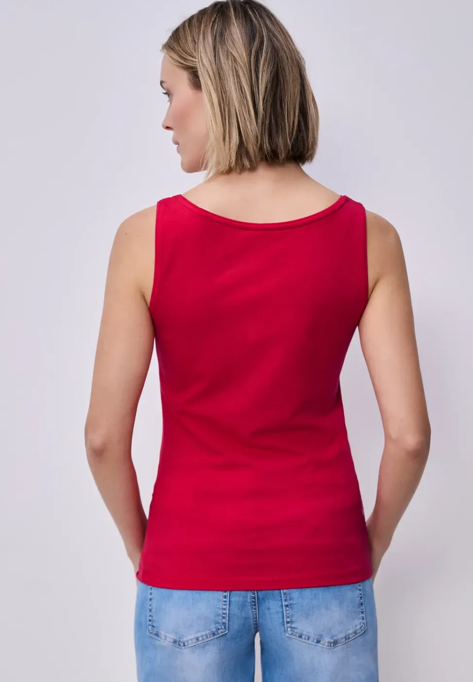 Basic Top mit Rundhals aus Jersey