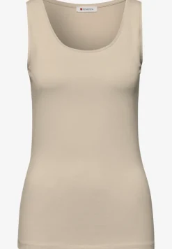 Basic Top mit Rundhals in Unifarbe