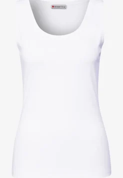Basic Top mit Rundhals in Unifarbe