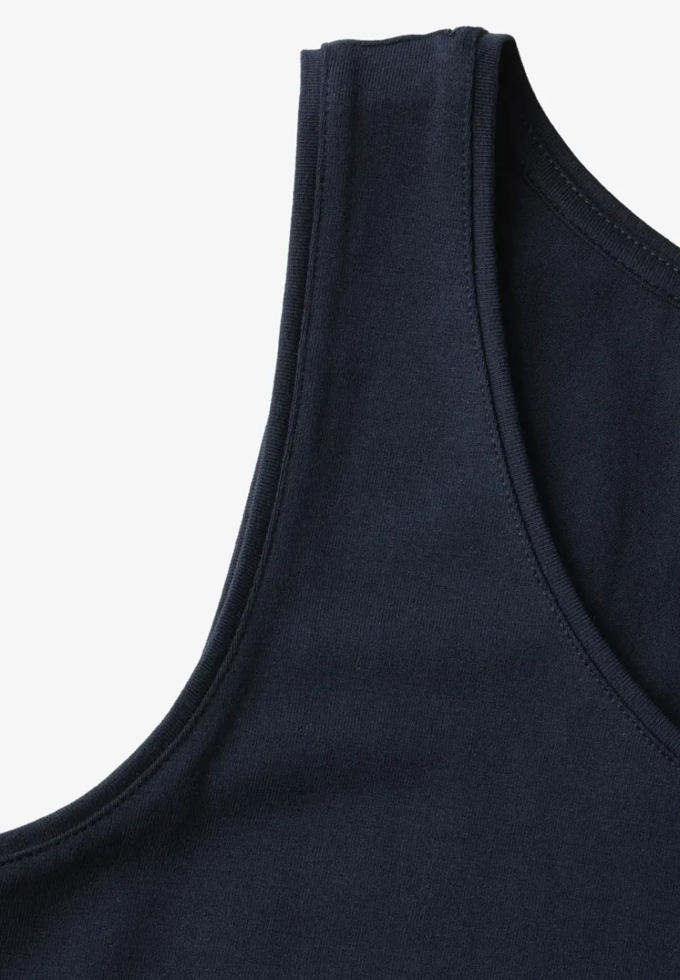 Basic Top mit Rundhals in Unifarbe