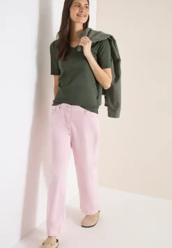 Basic T-Shirt aus Baumwolle