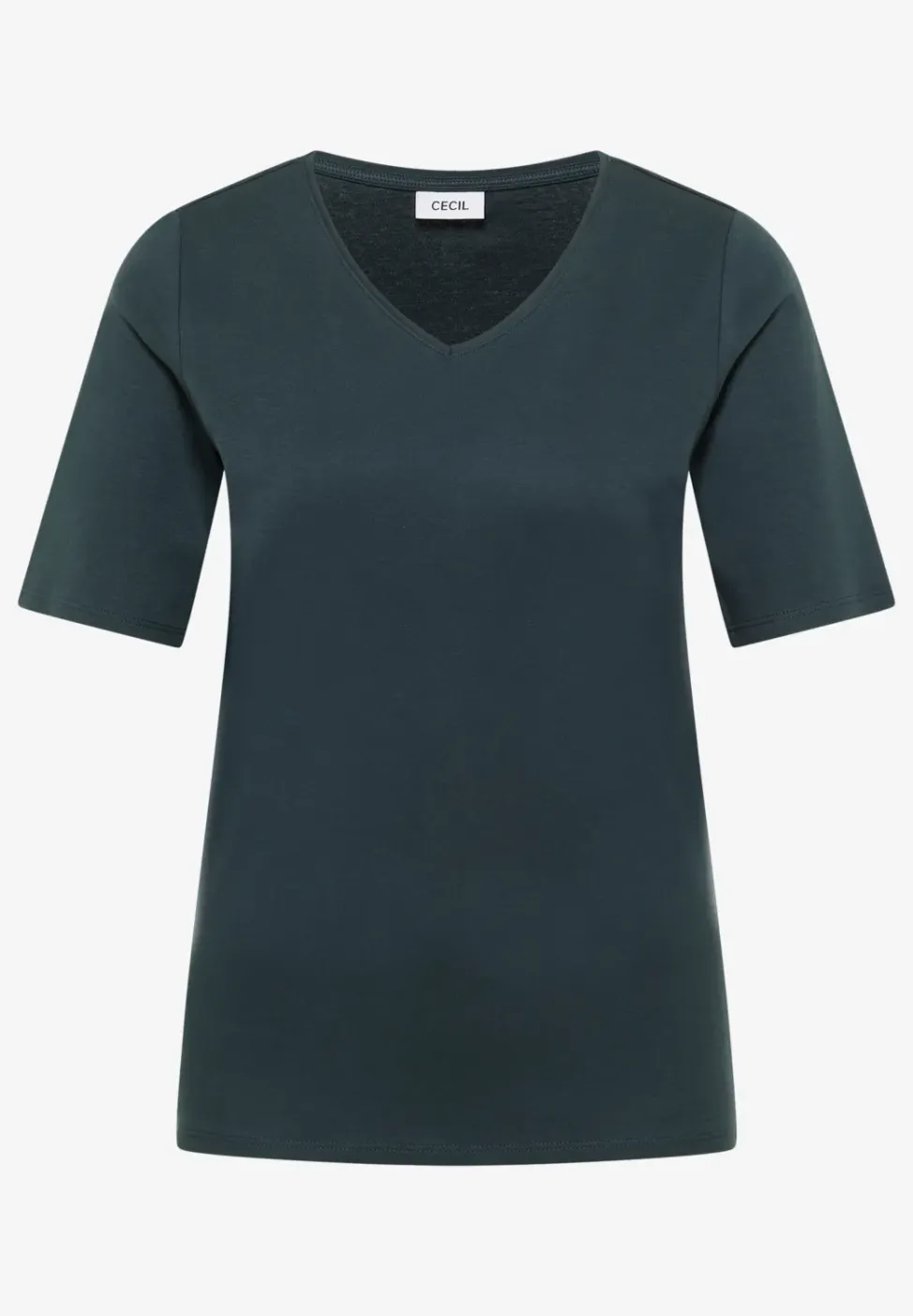 Basic T-Shirt aus Baumwolle