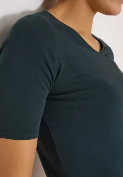 Basic T-Shirt aus Baumwolle