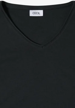 Basic T-Shirt aus Baumwolle