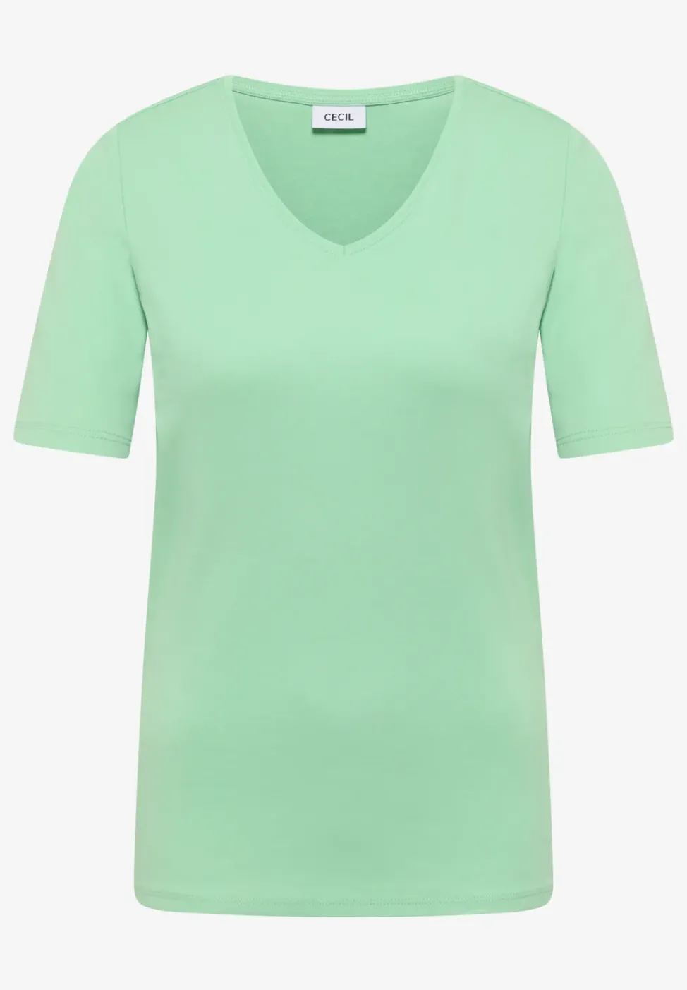 Basic T-Shirt aus Baumwolle
