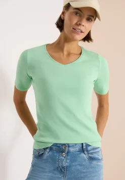 Basic T-Shirt aus Baumwolle