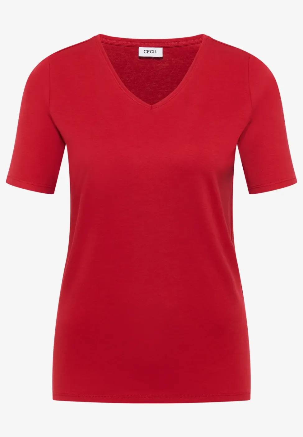 Basic T-Shirt aus Baumwolle