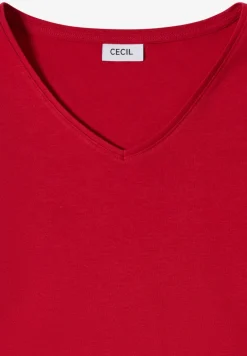 Basic T-Shirt aus Baumwolle