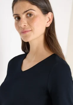 Basic T-Shirt aus Baumwolle