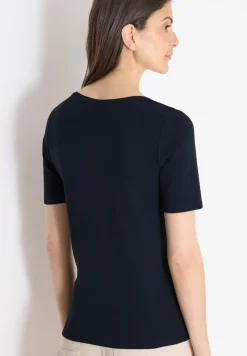 Basic T-Shirt aus Baumwolle
