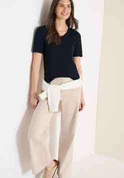 Basic T-Shirt aus Baumwolle