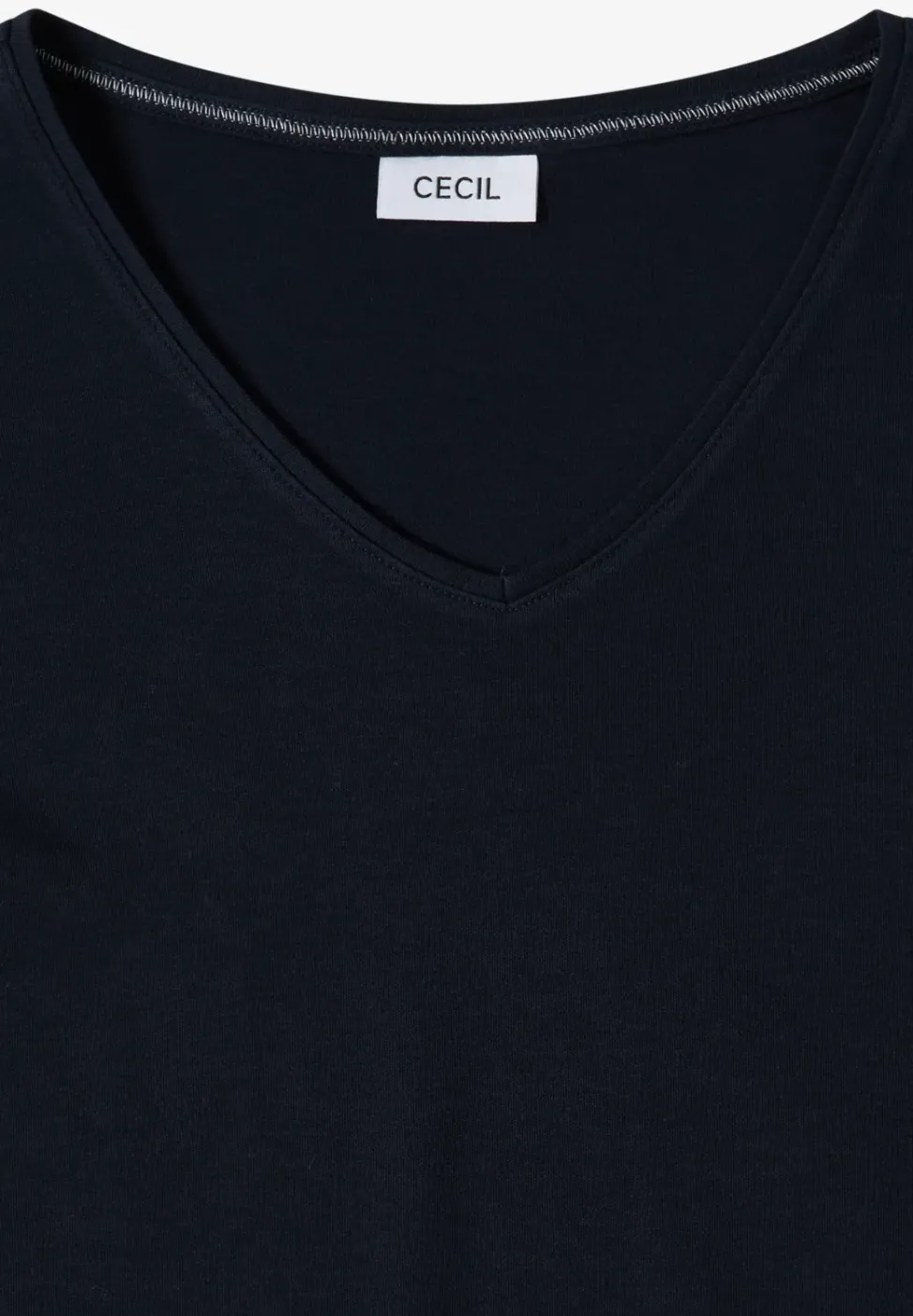 Basic T-Shirt aus Baumwolle