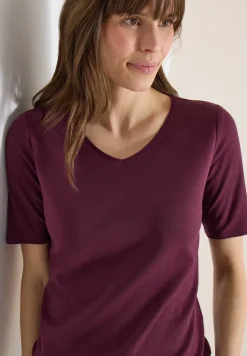 Basic T-Shirt aus Baumwolle