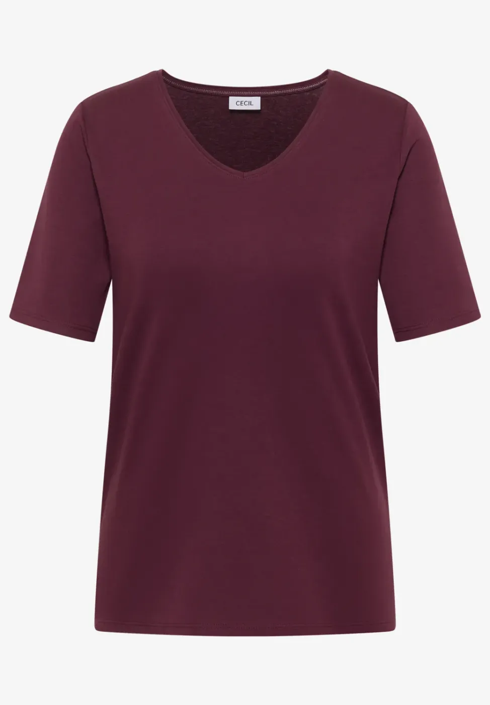 Basic T-Shirt aus Baumwolle
