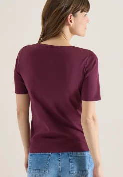 Basic T-Shirt aus Baumwolle