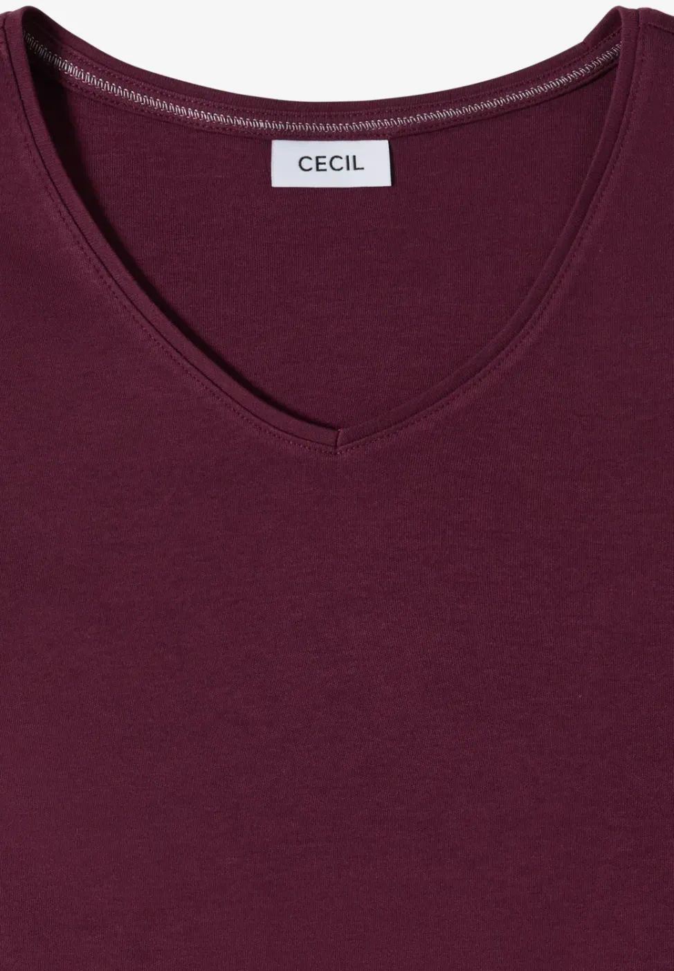 Basic T-Shirt aus Baumwolle