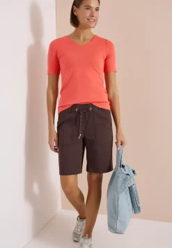 Basic T-Shirt aus Baumwolle