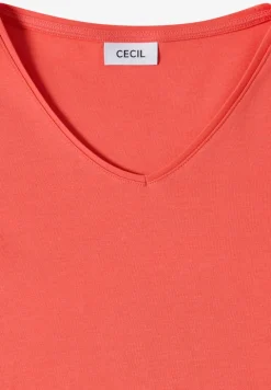 Basic T-Shirt aus Baumwolle