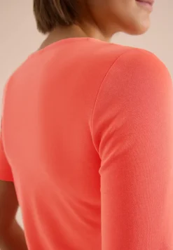 Basic T-Shirt aus Baumwolle