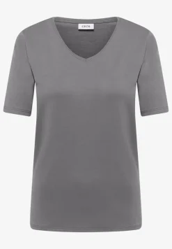 Basic T-Shirt aus Baumwolle