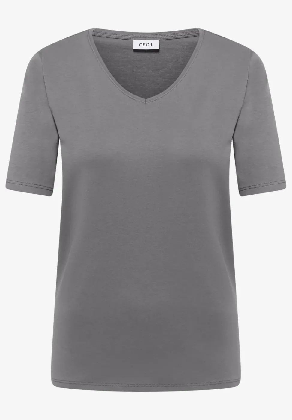 Basic T-Shirt aus Baumwolle