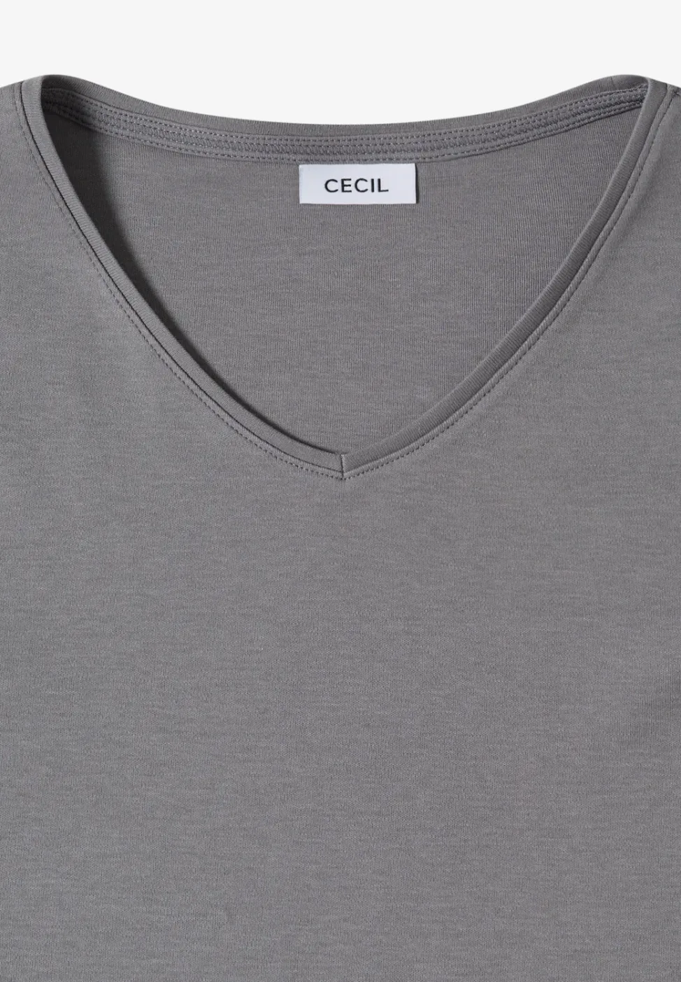 Basic T-Shirt aus Baumwolle
