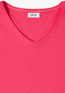 Basic T-Shirt aus Baumwolle