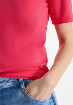 Basic T-Shirt aus Baumwolle