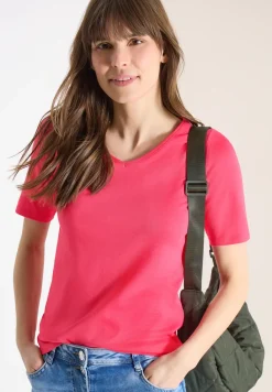 Basic T-Shirt aus Baumwolle