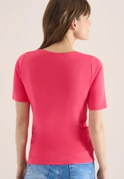 Basic T-Shirt aus Baumwolle