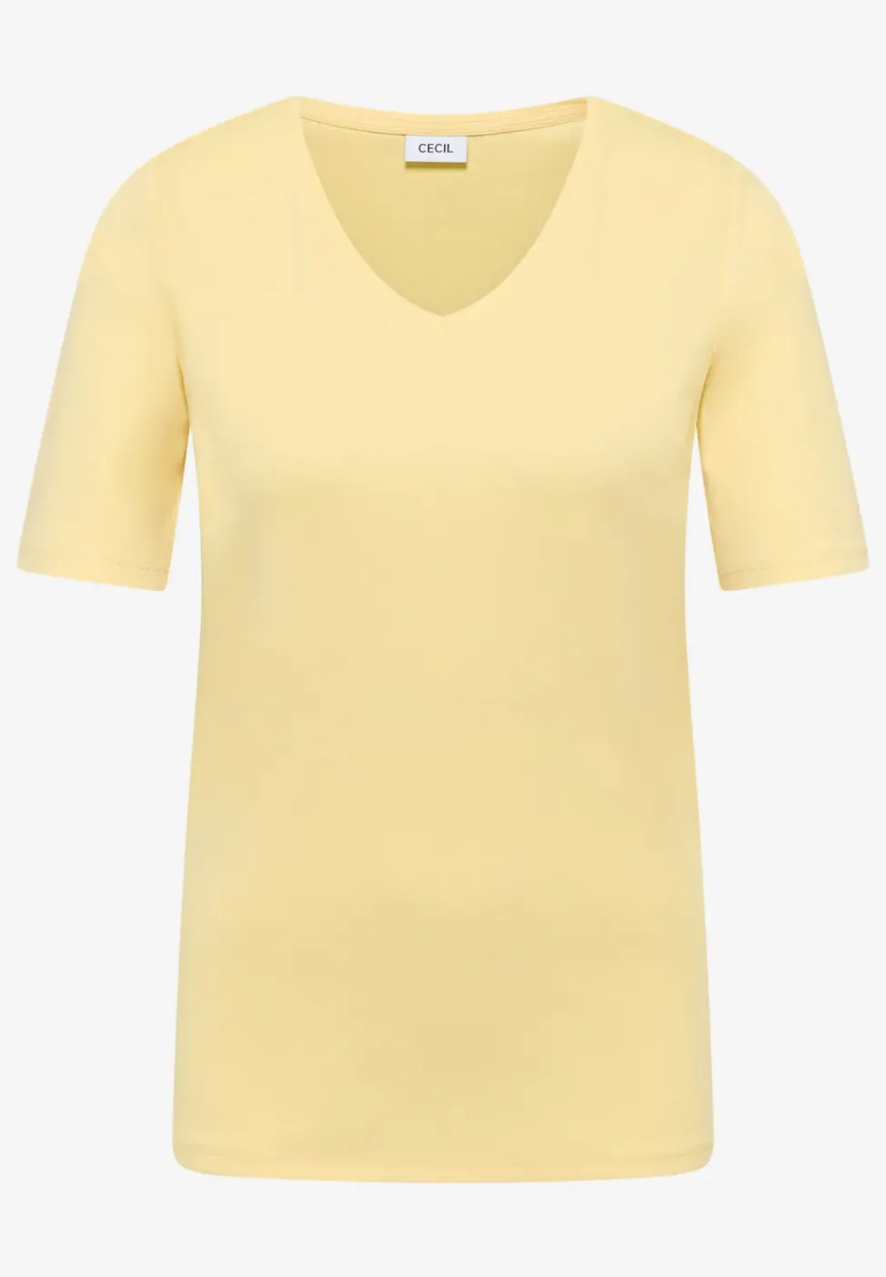 Basic T-Shirt aus Baumwolle